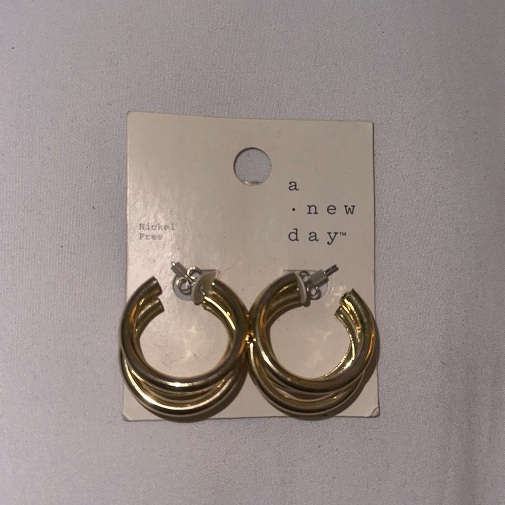 NWT A New Day from Target Hoop Earrings